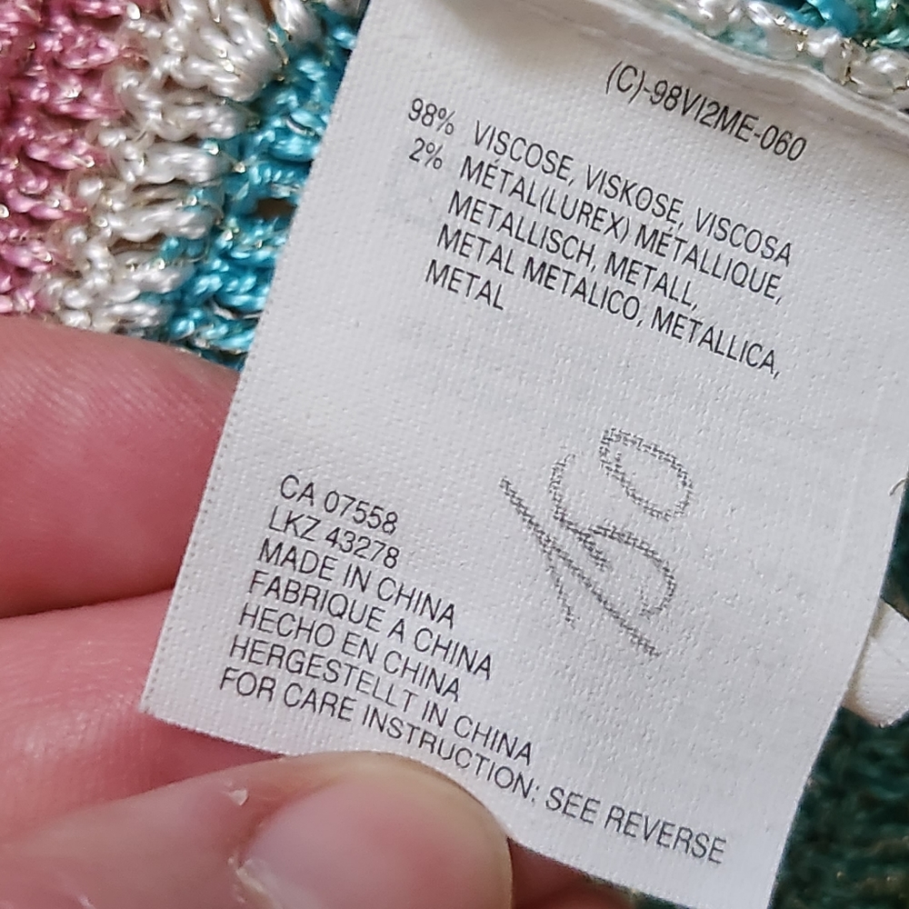XX by MEXX Crochet Cropped Top Cover-up Viscose, Lurex - Picture 12 of 13